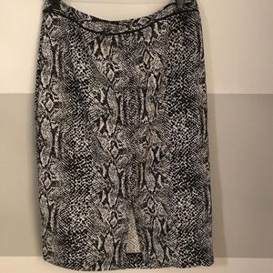 Snake print, Business professional skirt